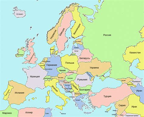 ірландія на карті європи